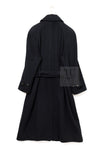 CHANEL 96A Vintage Black Cashmere Belt Long Coat 42 44 46 48 50 シャネル ヴィンテージ ブラック カシミヤ100% ベルト ロング コート 即発