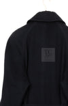 CHANEL 96A Vintage Black Cashmere Belt Long Coat 42 44 46 48 50 シャネル ヴィンテージ ブラック カシミヤ100% ベルト ロング コート 即発