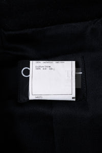 CHANEL 96A Vintage Black Cashmere Belt Long Coat 42 44 46 48 50 シャネル ヴィンテージ ブラック カシミヤ100% ベルト ロング コート 即発