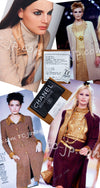 CHANEL 96A Vintage Brown Bronze Gold Gripox Button Wool Mohair Tweed Coat 38 シャネル ヴィンテージ ブラウン ブロンズ ゴールド ウール モヘア グリポワ 宝石ボタン ツイード コート 即発