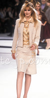 CHANEL 96A Vintage Brown Bronze Gold Gripox Button Wool Mohair Tweed Coat 38 シャネル ヴィンテージ ブラウン ブロンズ ゴールド ウール モヘア グリポワ 宝石ボタン ツイード コート 即発