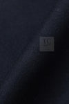 CHANEL 17B Black Dark Navy Wool CC Logo Button Double Coat 38 40 シャネル ブラック ダーク ネイビー ウール CC ロゴボタン ダブル コート 即発
