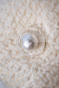 CHANEL 17A Ivory CC Big Buttons Double Wool Tweed Coat 38 シャネル アイボリー CC ロゴ ビッグ ボタン ダブル ウール ツイード コート 即発