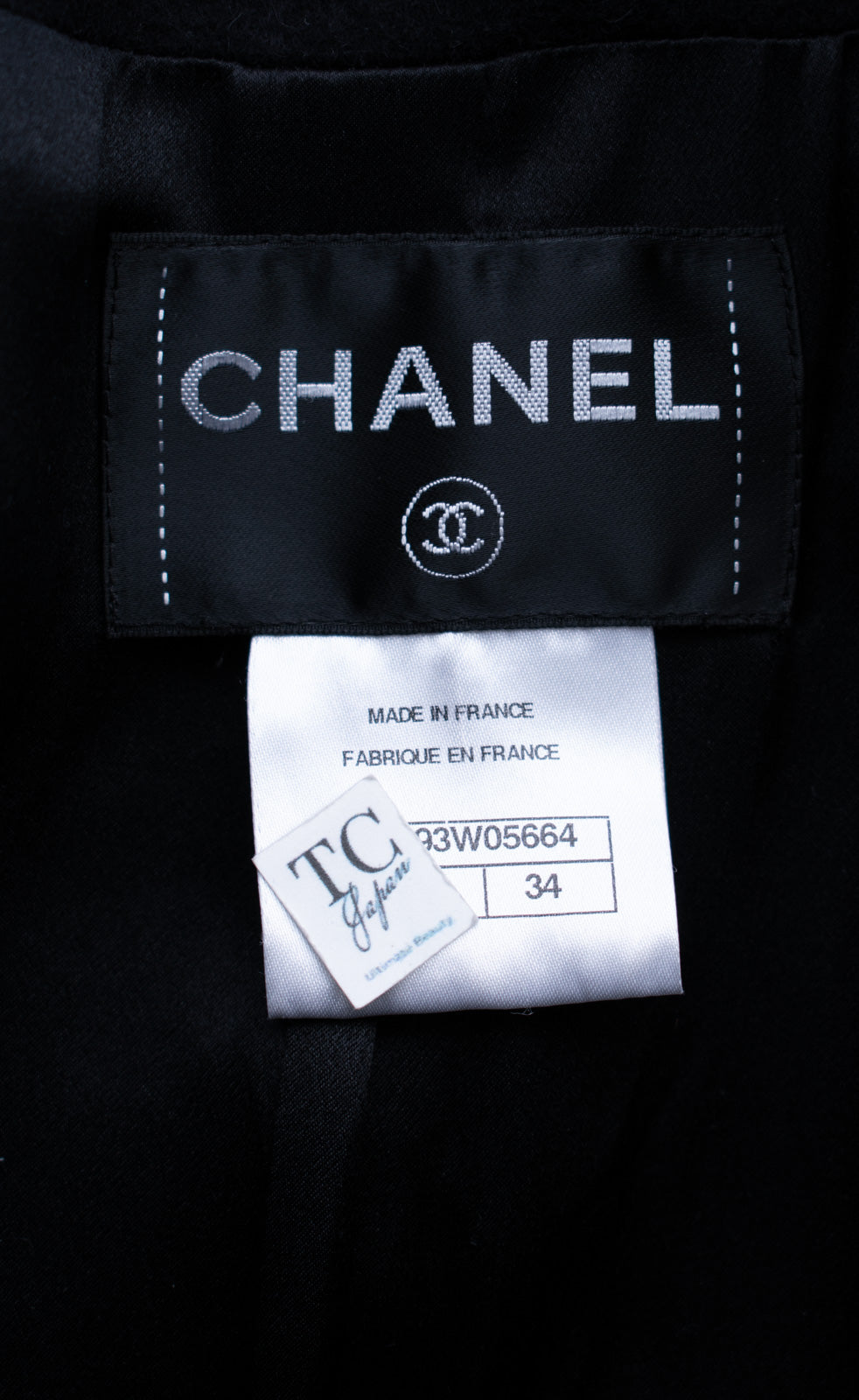 CHANEL 15PF Salzburg Black Wool Coat Gripoix Buttons 34 36 38 シャネル ザルツブルグ ブラック ウール コート グリポワ宝石ボタン 即発