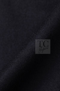 CHANEL 16PF Black Cashmere Gold Logo Button Double Long Coat 34 36 シャネル ブラック カシミア ゴールド ロゴ ボタン ダブル ピー ロング コート 即発