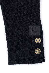 CHANEL 01A Black Double Wool Jacket Coat 38 40 42 シャネル ブラック ウール ダブル ジャケット コート 即発 - TC JAPAN