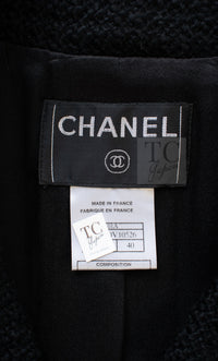 CHANEL 01A Black Double Wool Jacket Coat 38 40 42 シャネル ブラック ウール ダブル ジャケット コート 即発 - TC JAPAN