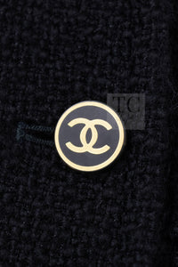 CHANEL 01A Black Double Wool Jacket Coat 38 40 42 シャネル ブラック ウール ダブル ジャケット コート 即発 - TC JAPAN