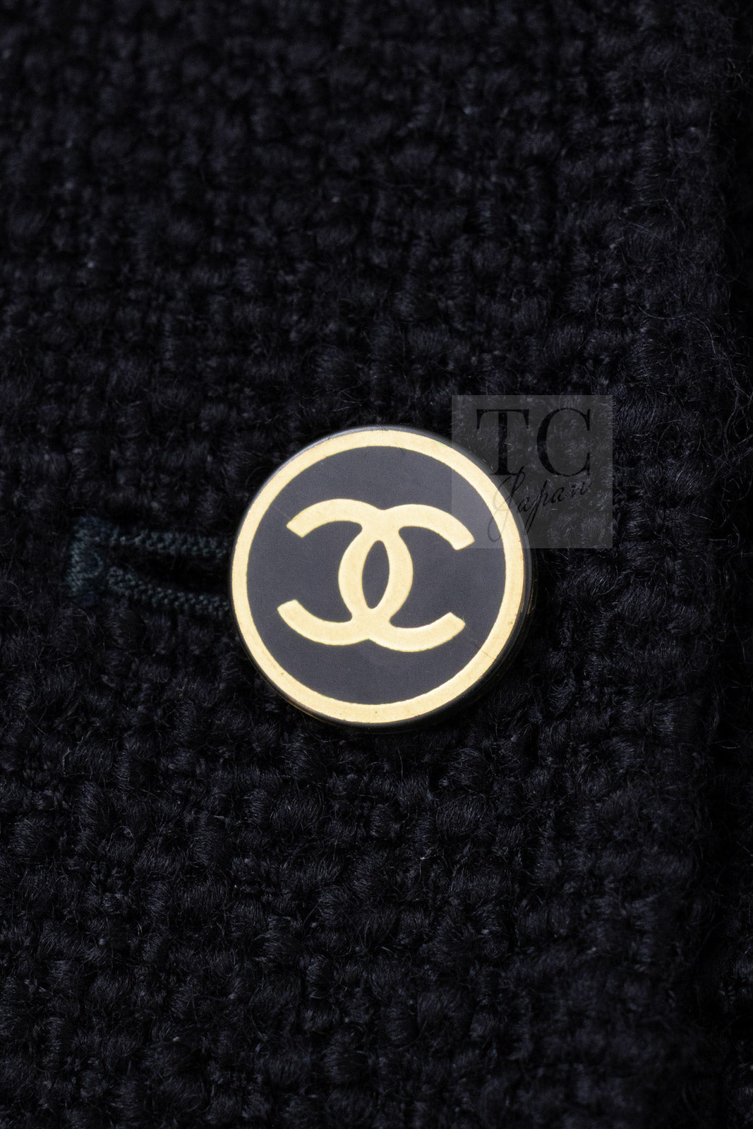 CHANEL 01A Black Double Wool Jacket Coat 38 40 42 シャネル ブラック ウール ダブル ジャケット コート 即発 - TC JAPAN