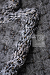 CHANEL 11A Gray Wool Double Tweed Coat Jacket HOMME 50 シャネル グレー ウール ダブル ツイード コート ジャケット メンズ 即発