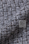 CHANEL 11A Gray Wool Double Tweed Coat Jacket HOMME 50 シャネル グレー ウール ダブル ツイード コート ジャケット メンズ 即発