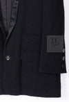 CHANEL 05A Black CC Logo Buttons Wool Tweed Jacket HOMME 50 シャネル ブラック ココボタン ウール ツイード ジャケット メンズ 即発