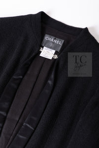 CHANEL 05A Black CC Logo Buttons Wool Tweed Jacket HOMME 50 シャネル ブラック ココボタン ウール ツイード ジャケット メンズ 即発