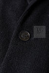 CHANEL 05A Black CC Logo Buttons Wool Tweed Jacket HOMME 50 シャネル ブラック ココボタン ウール ツイード ジャケット メンズ 即発