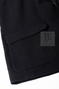 CHANEL 05A Black CC Logo Buttons Wool Tweed Jacket HOMME 50 シャネル ブラック ココボタン ウール ツイード ジャケット メンズ 即発