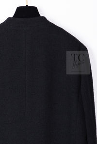 CHANEL 05A Black CC Logo Buttons Wool Tweed Jacket HOMME 50 シャネル ブラック ココボタン ウール ツイード ジャケット メンズ 即発