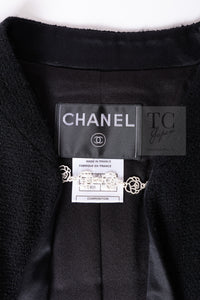 CHANEL 05A Black CC Logo Buttons Wool Tweed Jacket HOMME 50 シャネル ブラック ココボタン ウール ツイード ジャケット メンズ 即発