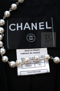 CHANEL 05A Black CC Logo Buttons Wool Tweed Jacket HOMME 50 シャネル ブラック ココボタン ウール ツイード ジャケット メンズ 即発