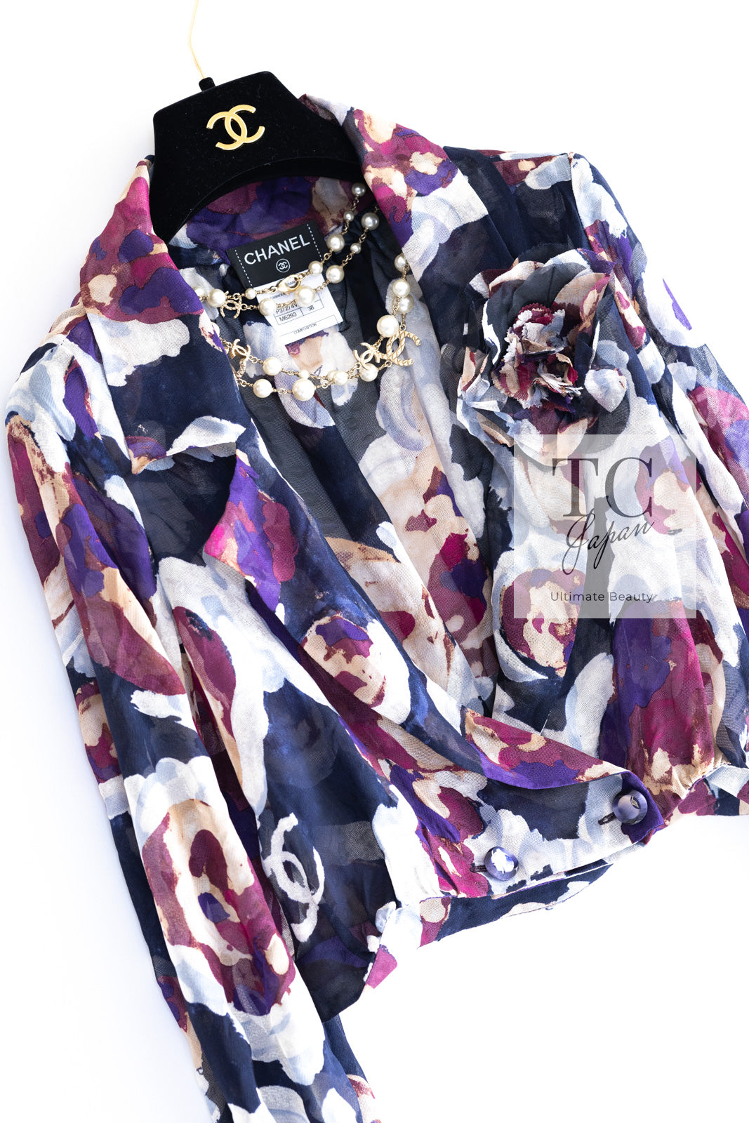 シャネル ワンピース ブラウス ジャケット CHANEL ネイビー