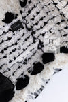 CHANEL 05S White Black Lesage Cotton Silk Tweed Ribbon Cardigan Jacket 36 38 シャネル ホワイト ブラック ルサージュ コットン シルク ツイード リボン カーディガン ジャケット 即発
