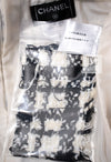 CHANEL 05S White Black Tweed Skirt 36 38 シャネル ホワイト ブラック ツイード スカート 即発