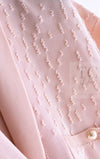 CHANEL 12S Baby Pink CC Logo Buttons Knit Cardigan 36 シャネル ベビー ピンク ココマーク CC ロゴ パール ボタン ニット カーディガン 即発