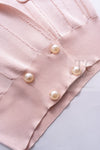 CHANEL 12S Baby Pink CC Logo Buttons Knit Cardigan 36 シャネル ベビー ピンク ココマーク CC ロゴ パール ボタン ニット カーディガン 即発