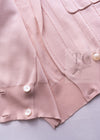 CHANEL 12S Baby Pink CC Logo Buttons Knit Cardigan 36 シャネル ベビー ピンク ココマーク CC ロゴ パール ボタン ニット カーディガン 即発