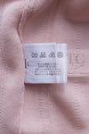 CHANEL 12S Baby Pink CC Logo Buttons Knit Cardigan 36 シャネル ベビー ピンク ココマーク CC ロゴ パール ボタン ニット カーディガン 即発
