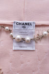 CHANEL 12S Baby Pink CC Logo Buttons Knit Cardigan 36 シャネル ベビー ピンク ココマーク CC ロゴ パール ボタン ニット カーディガン 即発