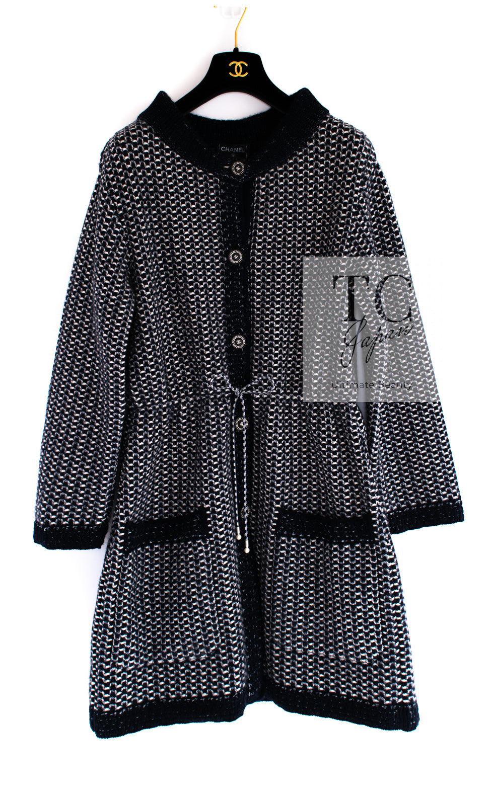 CHANEL カシミヤ ロング カーディガン