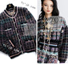 CHANEL 22PF Black Multi Mix Cashmere Virgin Wool Knit Cardigan 38 40 シャネル ブラック マルチ ミックス カシミヤ ヴァージン ウール ニット カーディガン 即発