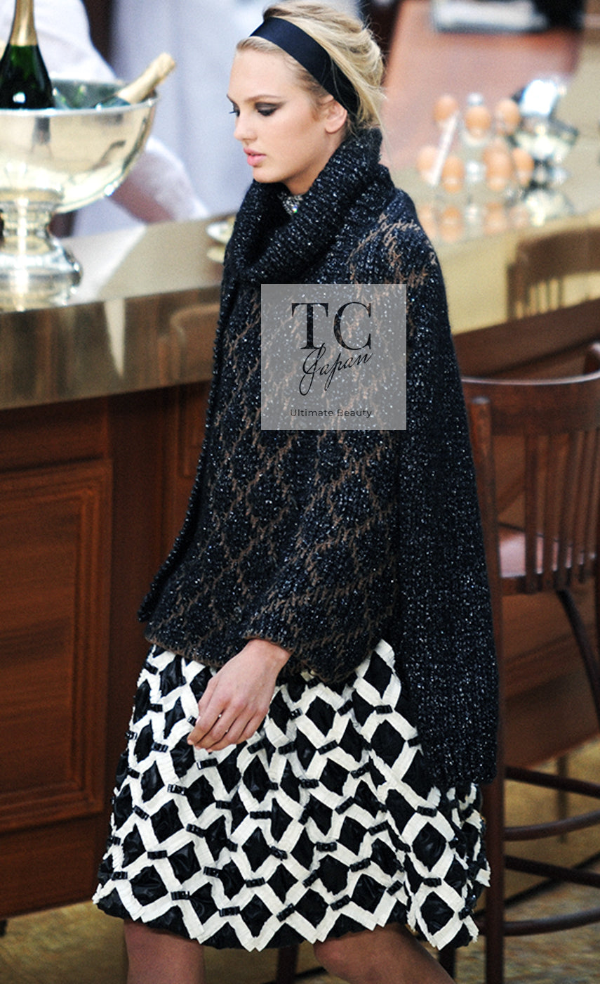CHANEL - シャネル カーディガン CHANEL ネイビー モヘア ウール