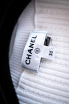 CHANEL 22PS White Cotton Lion Buttons Long Cardigan 36 シャネル ホワイト コットン ライオン ボタン ロング ニット カーディガン 即発