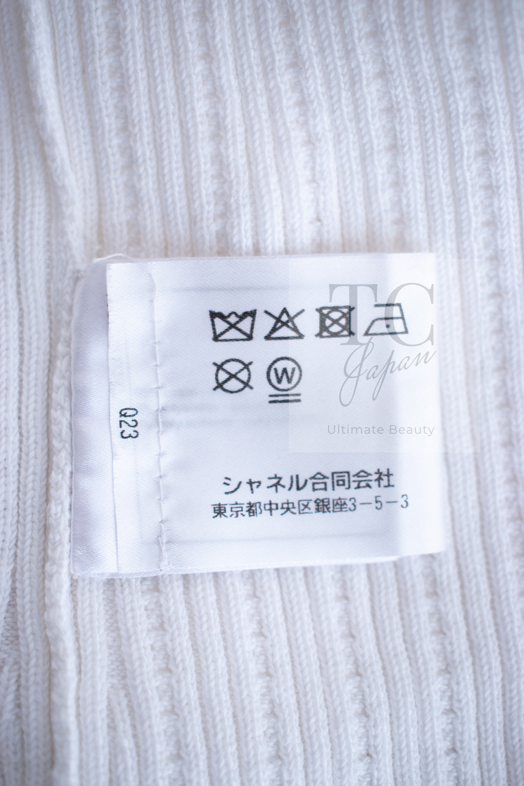 CHANEL 22PS White Cotton Lion Buttons Long Cardigan 36 シャネル ホワイト コットン ライオン ボタン ロング ニット カーディガン 即発