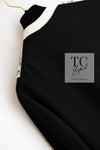 CHANEL 22C White Black Bird Pattern Cashmere Knit Cardigan 38 40 シャネル ホワイト ブラック トリ柄 カシミヤ ニット カーディガン 即発