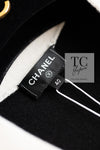 CHANEL 22C White Black Bird Pattern Cashmere Knit Cardigan 38 40 シャネル ホワイト ブラック トリ柄 カシミヤ ニット カーディガン 即発