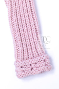 CHANEL 09A Pink Cashmere Dolman Sleeve CC Logo Buttons Knit Cardigan 40 42 44 シャネル ピンク カシミヤ ドルマンスリーブ ココボタン ニット カーディガン 即発