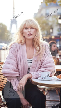 CHANEL 09A Pink Cashmere Dolman Sleeve CC Logo Buttons Knit Cardigan 40 42 44 シャネル ピンク カシミヤ ドルマンスリーブ ココボタン ニット カーディガン 即発