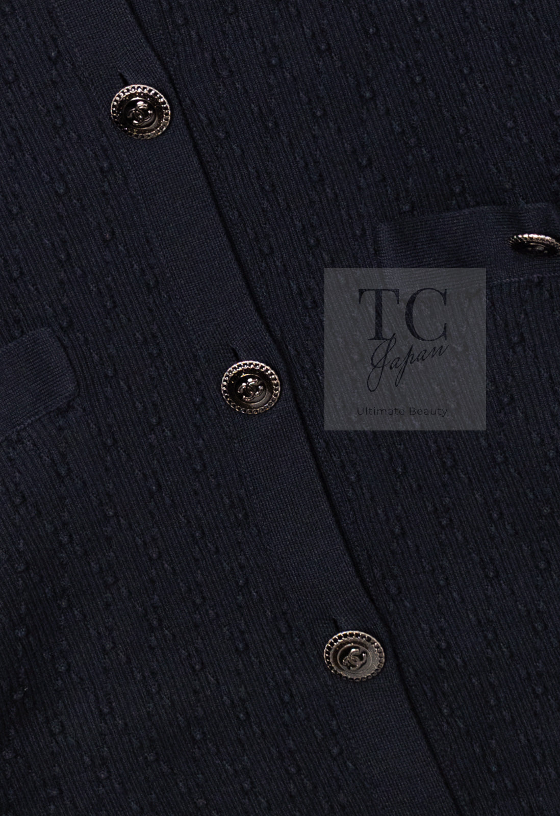 CHANEL 16S Black Cotton Silk Cardigan Tops Sweater Set 36 シャネル ブラック コットン シルク カーディガン トップス セーター セット 即発