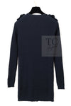 CHANEL 16S Black Cotton Silk Cardigan Tops Sweater Set 36 シャネル ブラック コットン シルク カーディガン トップス セーター セット 即発