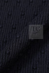 CHANEL 16S Black Cotton Silk Cardigan Tops Sweater Set 36 シャネル ブラック コットン シルク カーディガン トップス セーター セット 即発
