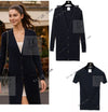 CHANEL 16S Black Cotton Silk Cardigan Tops Sweater Set 36 シャネル ブラック コットン シルク カーディガン トップス セーター セット 即発
