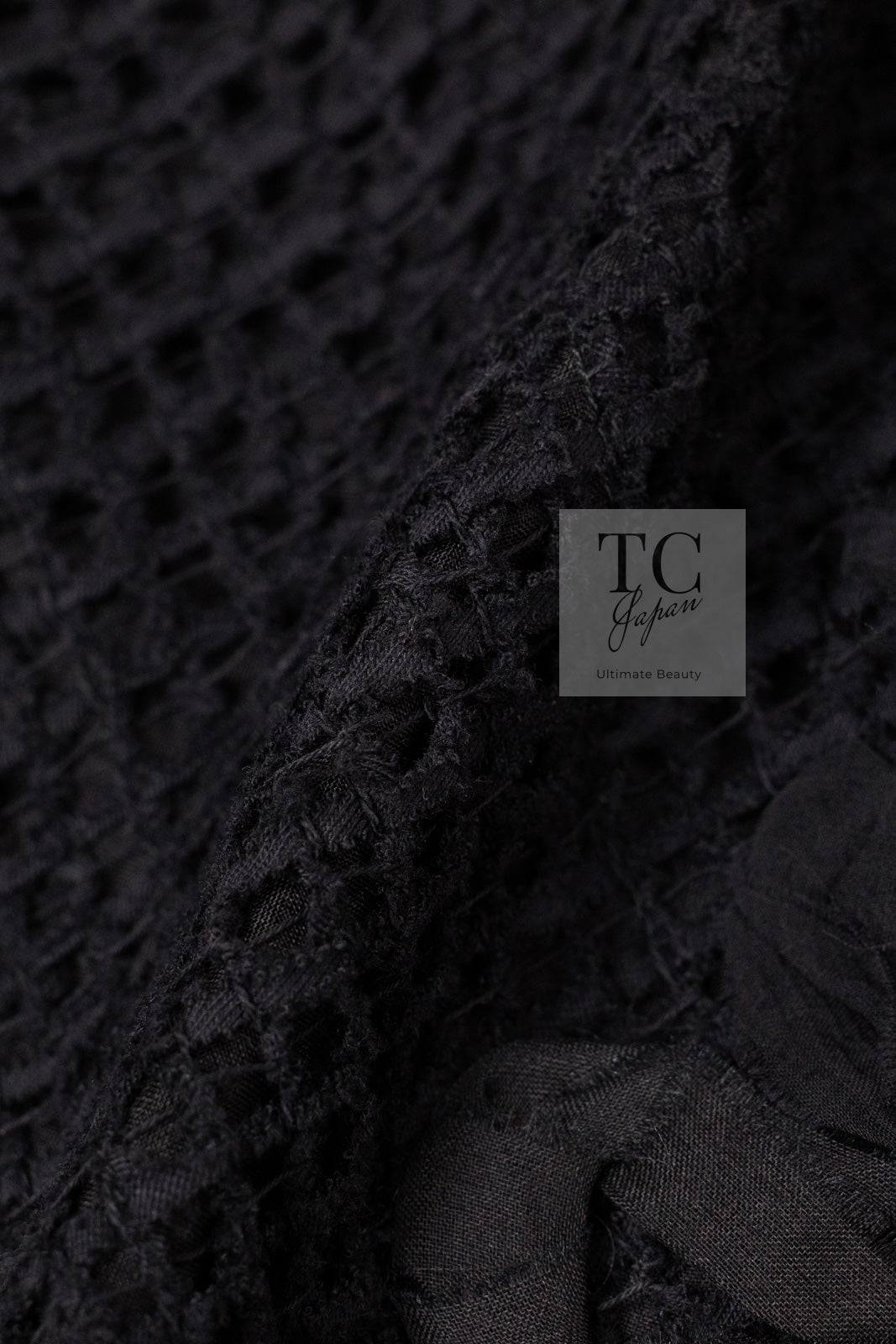 CHANEL 15S Black Floral Cardigan Jacket 38 40 42 シャネル ブラック フローラル 装飾 カーディガン ジャケット 即発