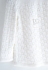 CHANEL 14S White Ivory Silver CC Logo Buttons Knit Cardigan 36 シャネル ホワイト アイボリー シルバー CC ロゴ ココ ボタン ニット カーディガン 即発