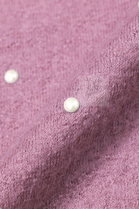CHANEL 14B Pink CC Pearl Button Mohair Cashemre Knit Cardigan 34 38 シャネル ピンク CC ココボタン モヘア カシミヤ ニット カーディガン 即発