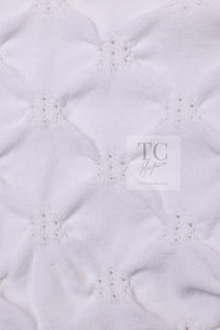 CHANEL 24PS White Cotton CC Logo Knit Cardigan 34 シャネル ホワイト コットン ココマーク CC ロゴ ニット カーディガン 即発