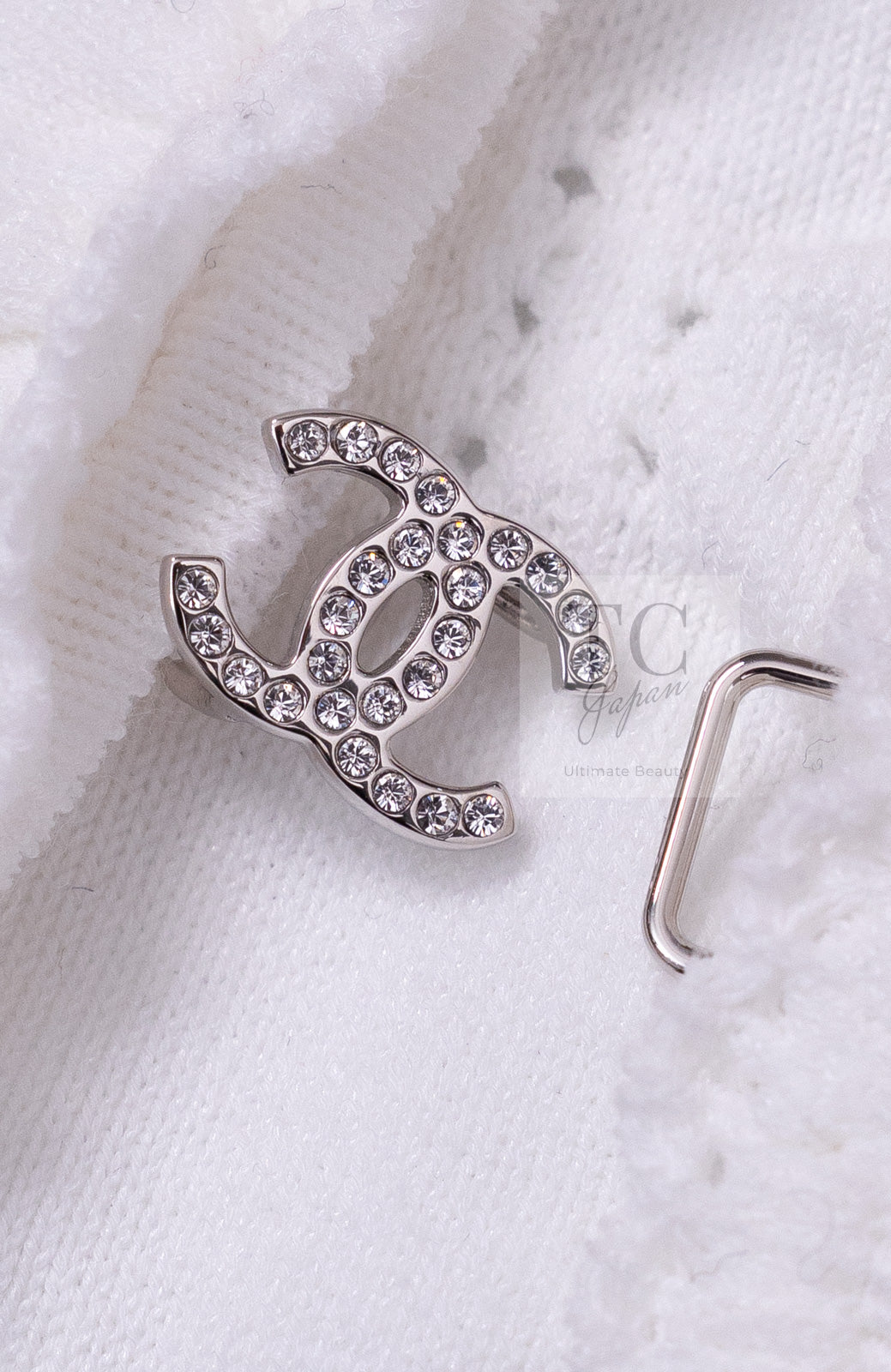 CHANEL 24PS White Cotton CC Logo Knit Cardigan 34 シャネル ホワイト コットン ココマーク CC ロゴ ニット カーディガン 即発