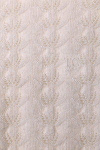 CHANEL 24PA Off White CC Logo Button Cashmere Knit Cardigan 36 38 シャネル オフホワイト ココボタン カシミヤ ニット カーディガン 即発