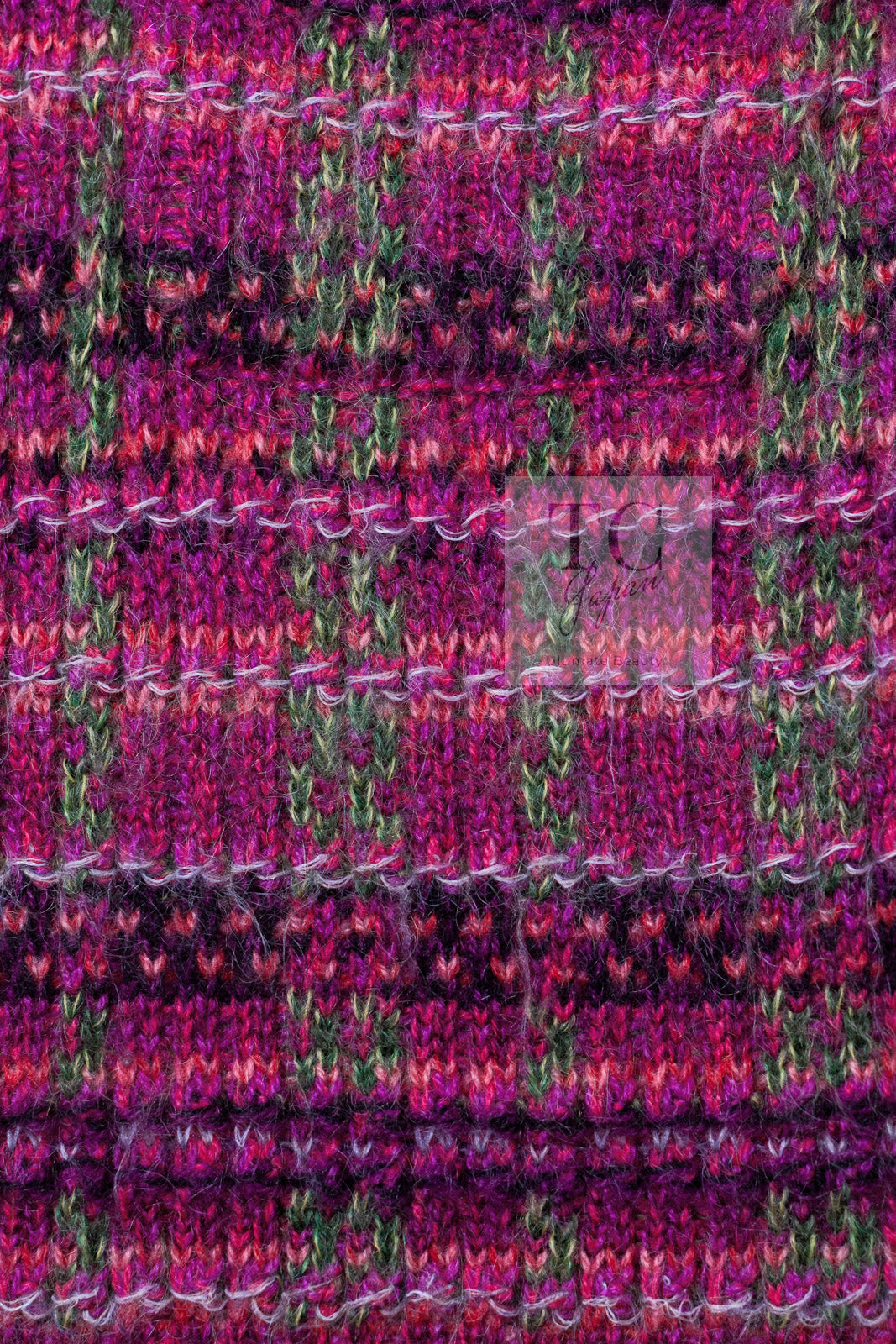 CHANEL 18PA Pink Cashmere Mohair Knit Cardigan 34 シャネル ピンク パープル カシミヤ モヘア ニット カーディガン 即発